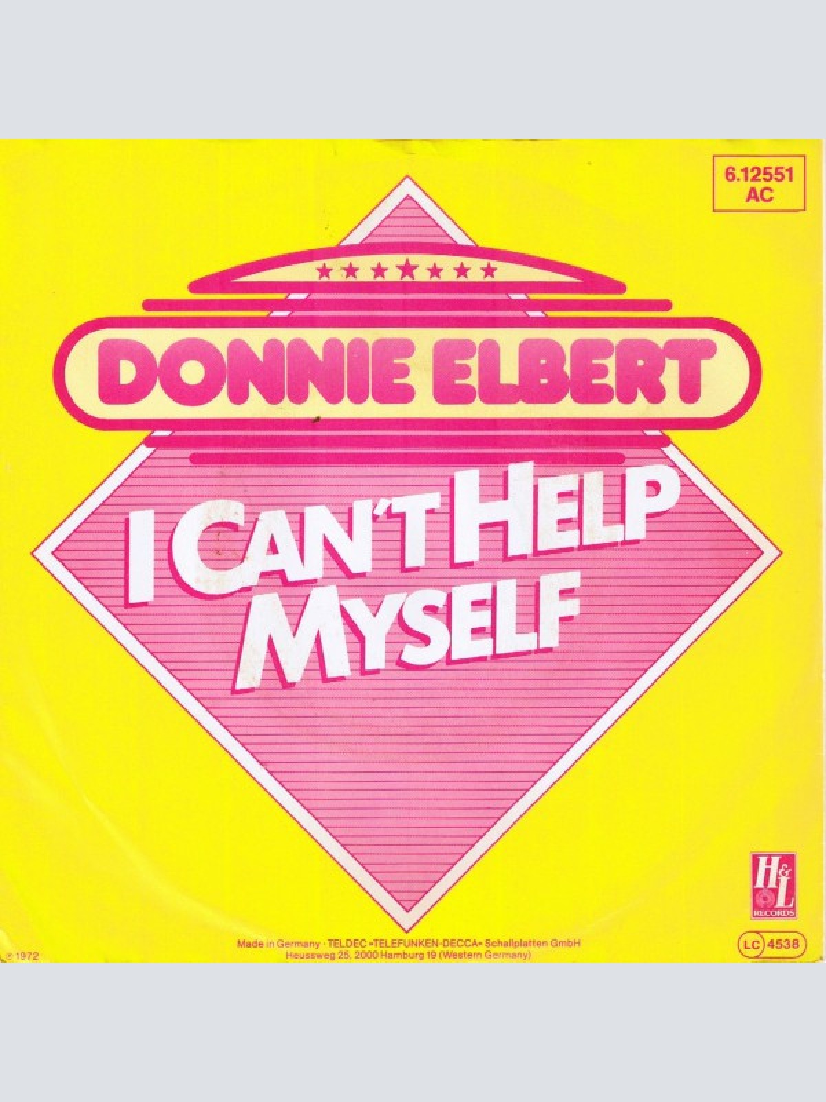 Vinyl / Donnie Elbert - I Can't Help Myself