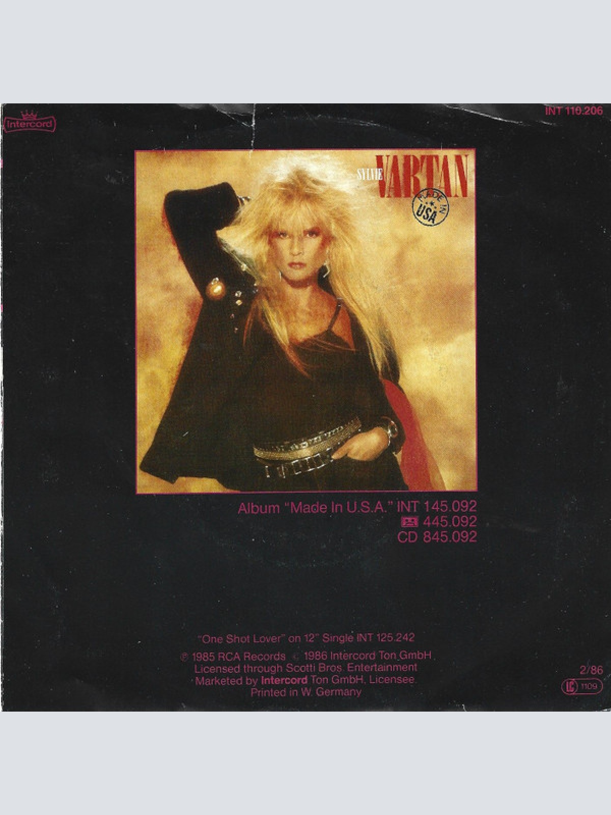 Vinyl / Sylvie Vartan - One Shot Lover