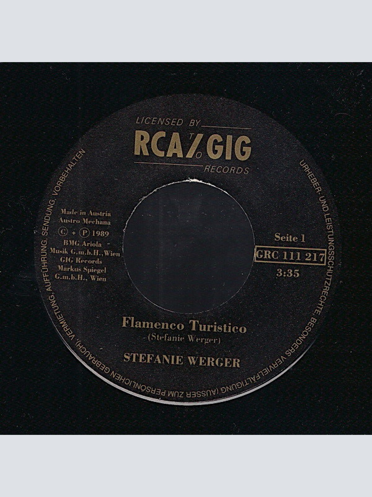 Vinyl / Stefanie Werger - Flamenco Turistico