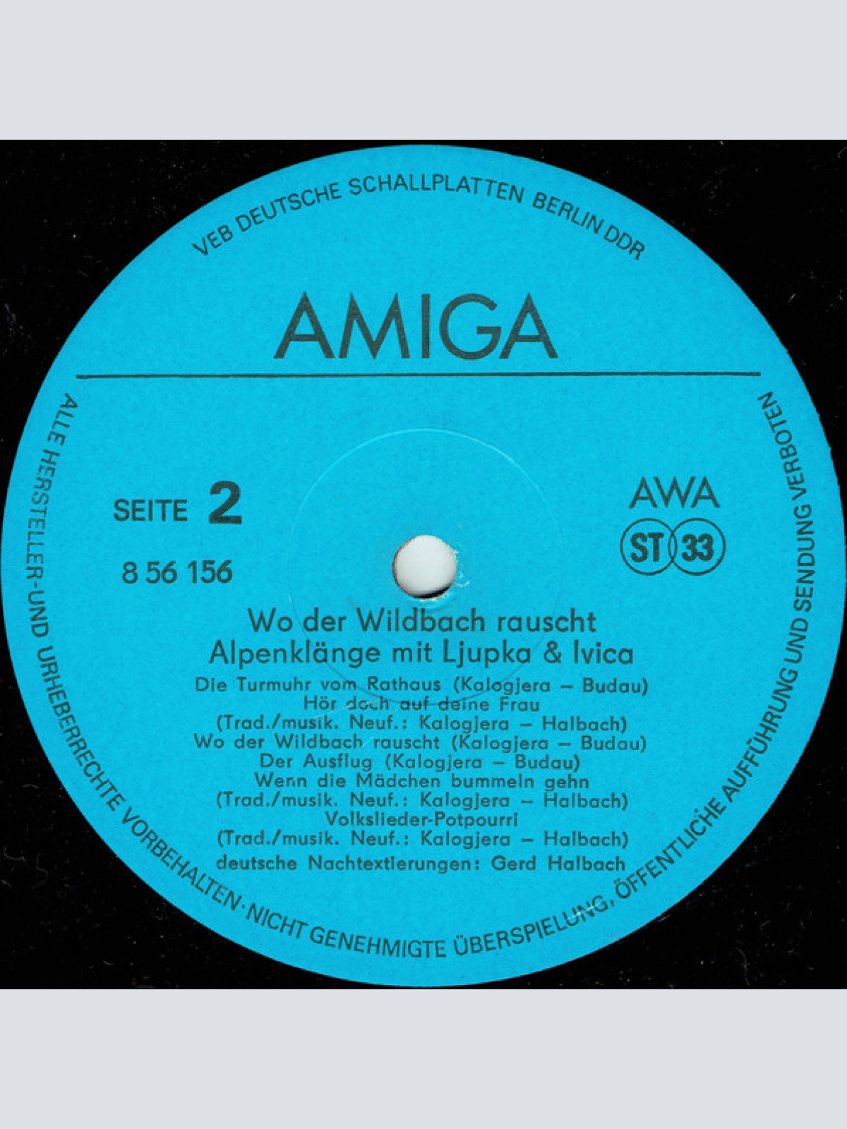 Vinyl / Ljupka & Ivica - Wo Der Wildbach Rauscht - Alpenklänge Mit Ljupka & Ivica