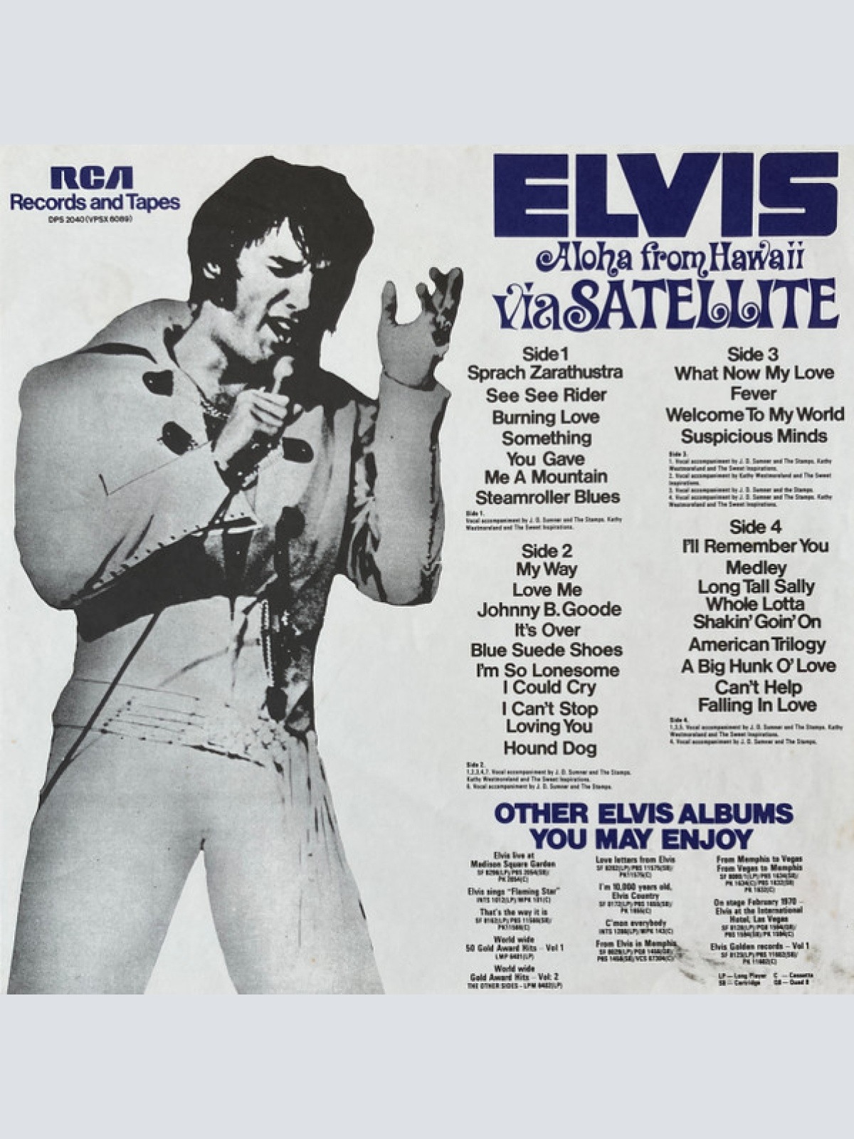 Vinyl / Elvis* - Aloha From Hawaii Via Satellite