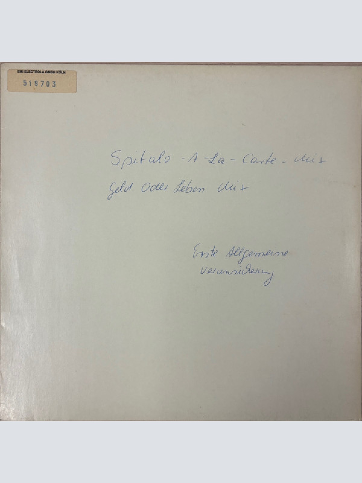 Vinyl / EAV (Erste Allgemeine Verunsicherung) - Das Böse Ist Immer Und Überall