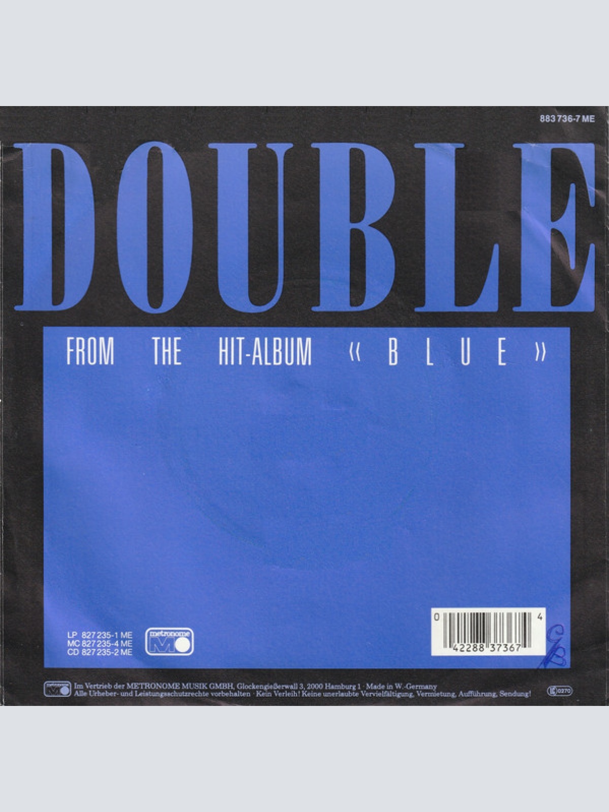 Vinyl / Double - Tomorrow