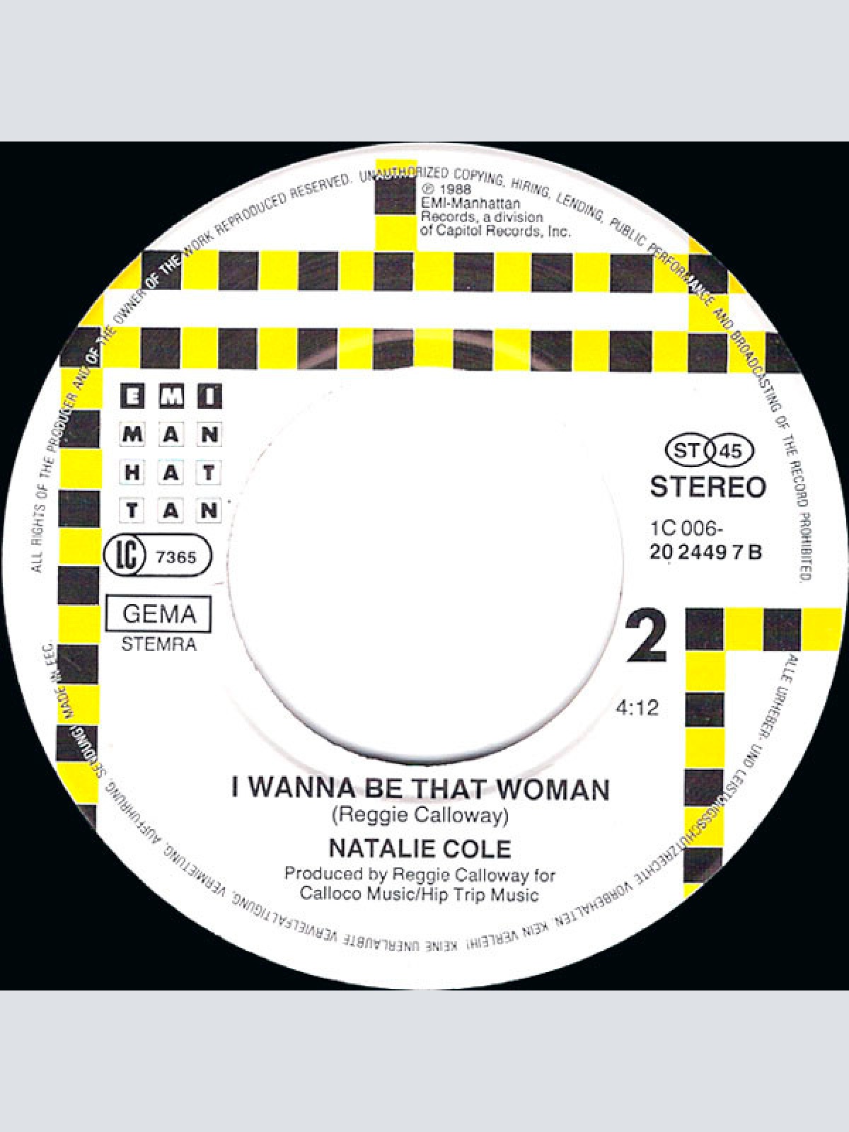 Vinyl / Natalie Cole - Pink Cadillac