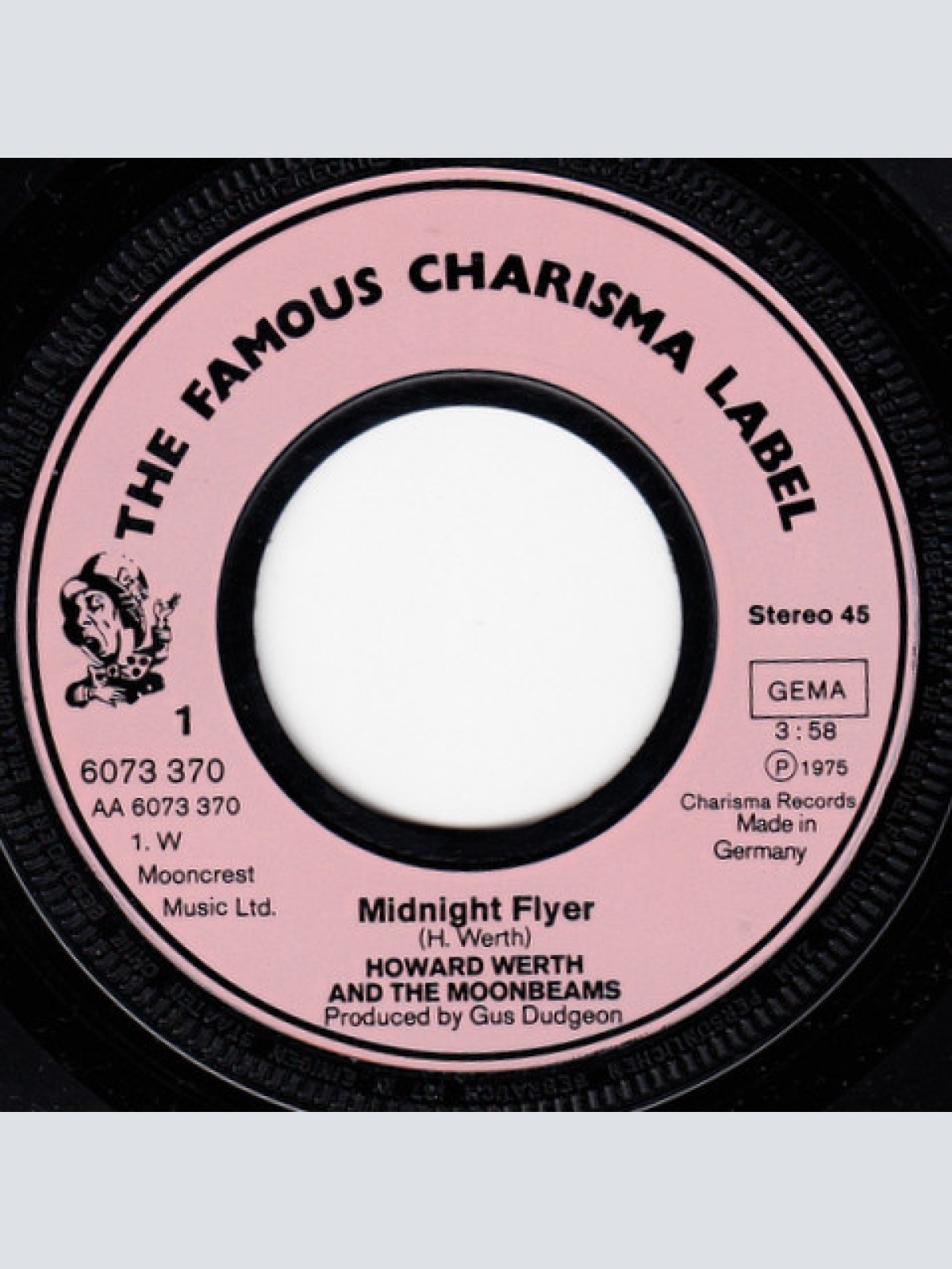 Vinyl / Howard Werth & The Moonbeams - Midnight Flyer