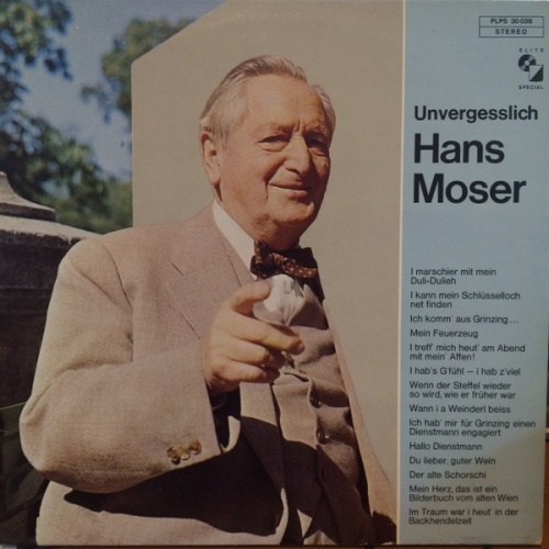 Vinyl / Hans Moser - Unvergesslich