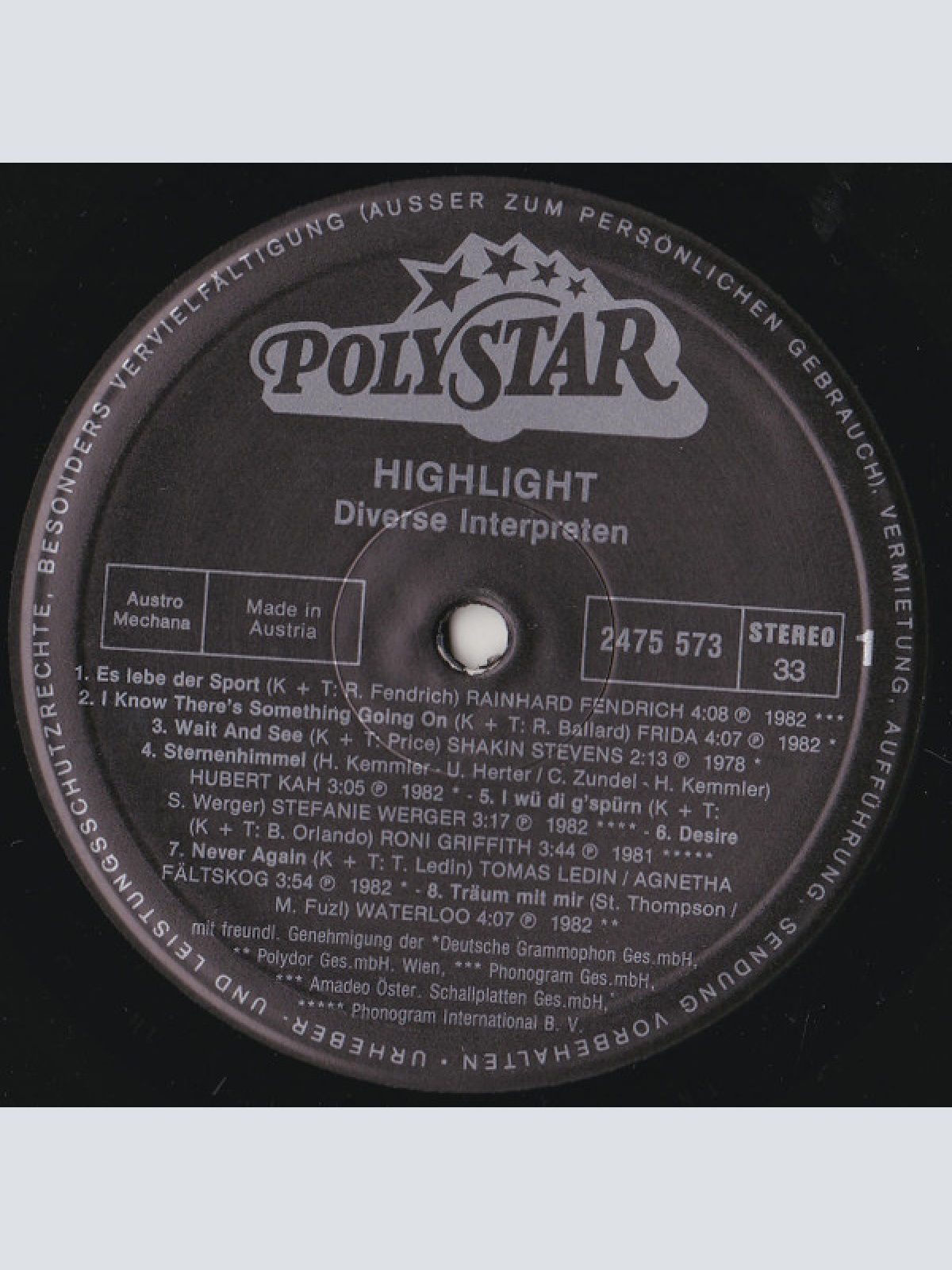 Vinyl / Various - Highlight