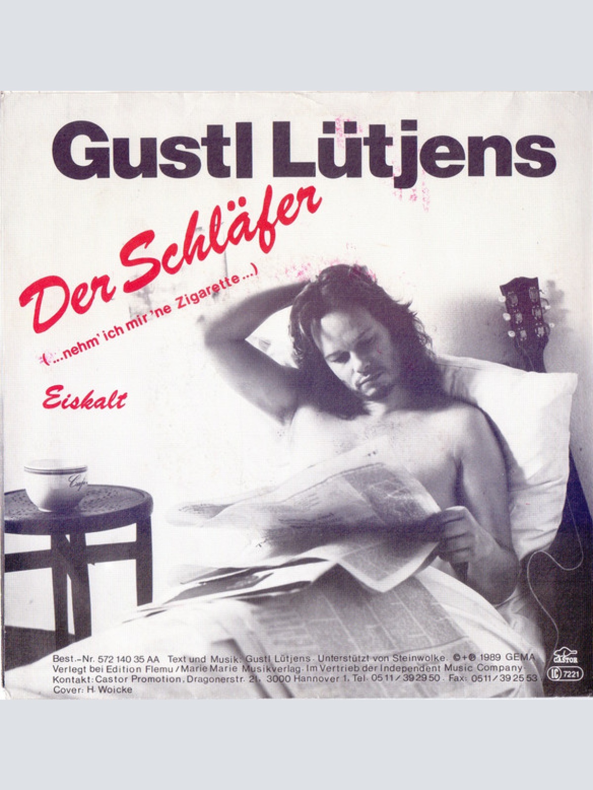 Vinyl / Gustl Lütjens - Der Schläfer (...Nehm' Ich Mir 'Ne Zigarette...)