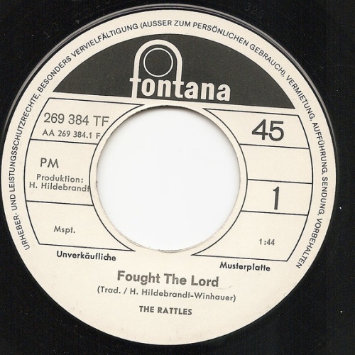 Vinyl / The Rattles - Fought The Lord