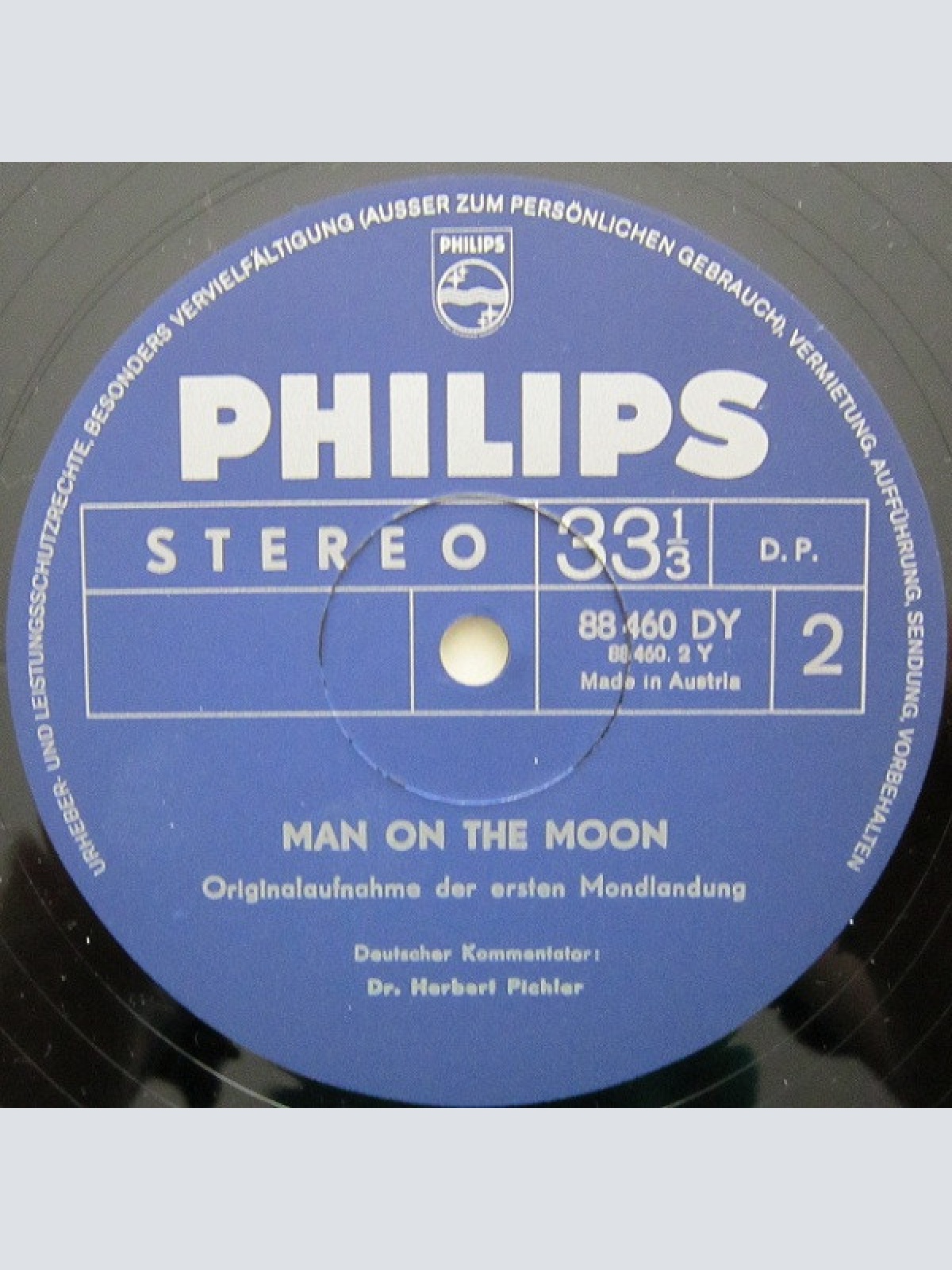 Vinyl / Dr. Herbert Pichler* - Man On The Moon