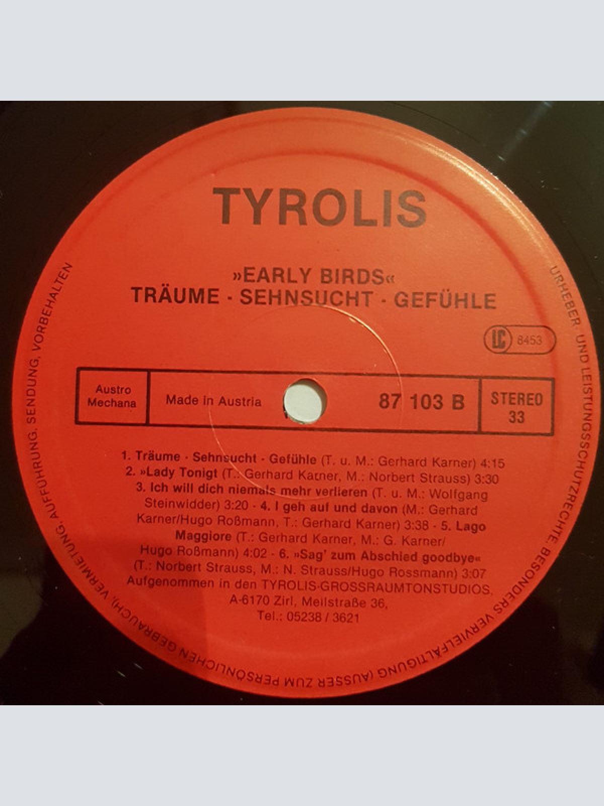 Vinyl / Early Birds - Träume - Sehnsucht - Gefühle