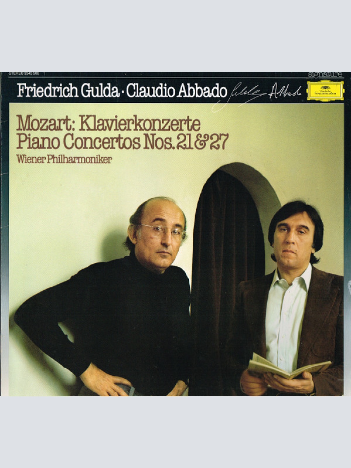 Vinyl / Friedrich Gulda · Claudio Abbado, Mozart*, Wiener Philharmoniker - Klavierkonzerte  = Piano Concertos Nos. 21 & 27