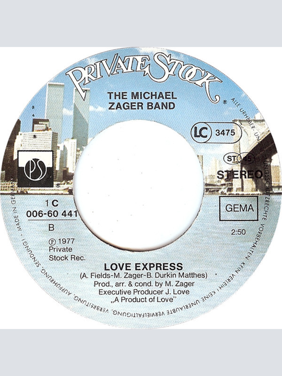 Vinyl / The Michael Zager Band - Let's All Chant