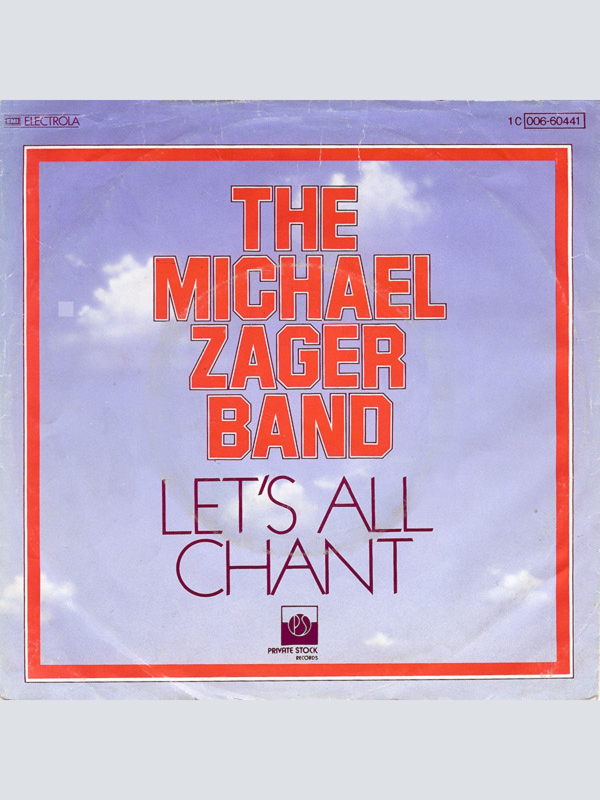 Vinyl / The Michael Zager Band - Let's All Chant