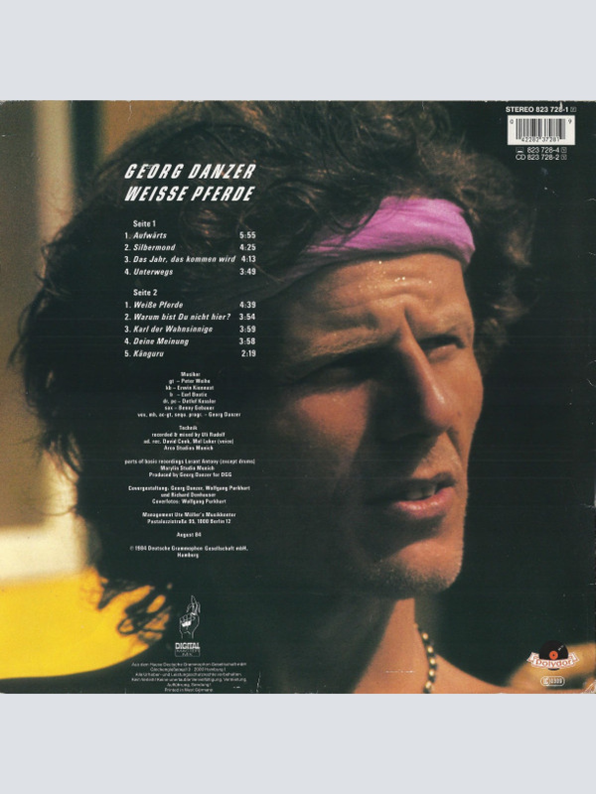 Vinyl / Georg Danzer - Weiße Pferde