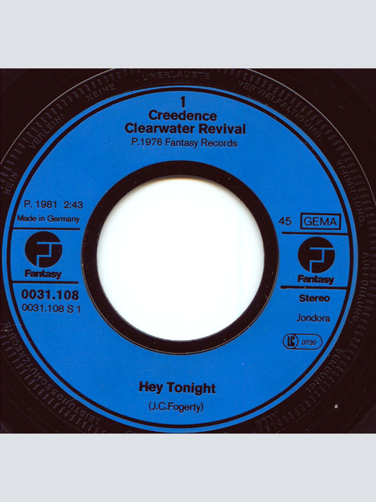 Vinyl / Creedence Clearwater Revival - Hey Tonight