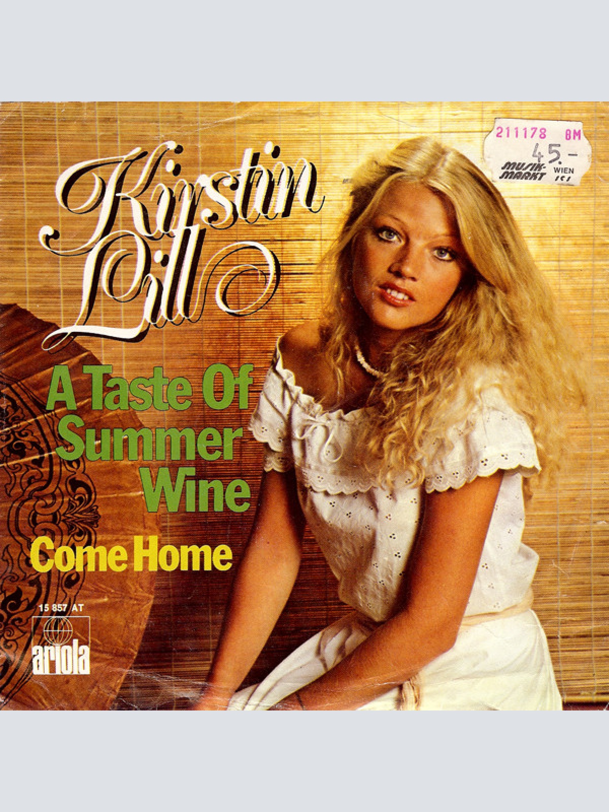 Vinyl / Kirstin Lill - A Taste Of Summer Wine