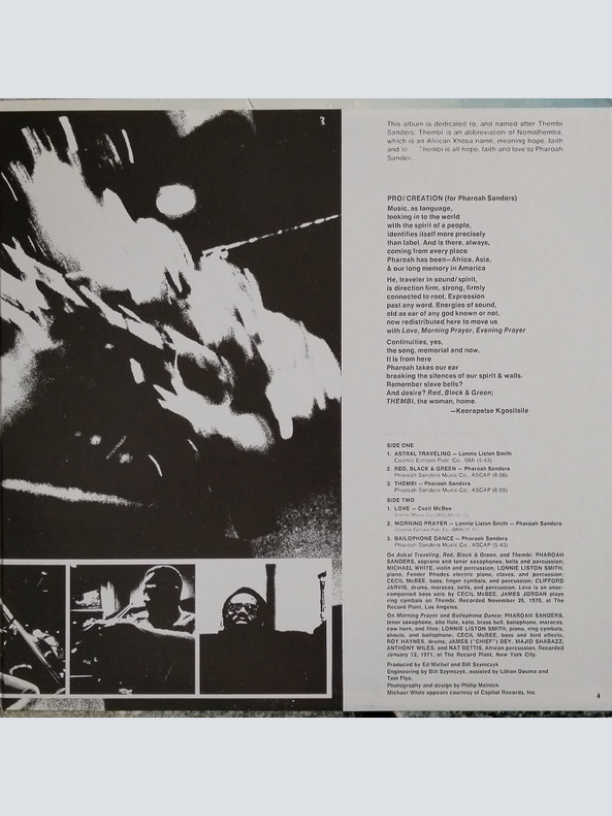 Vinyl / Pharoah Sanders - Thembi