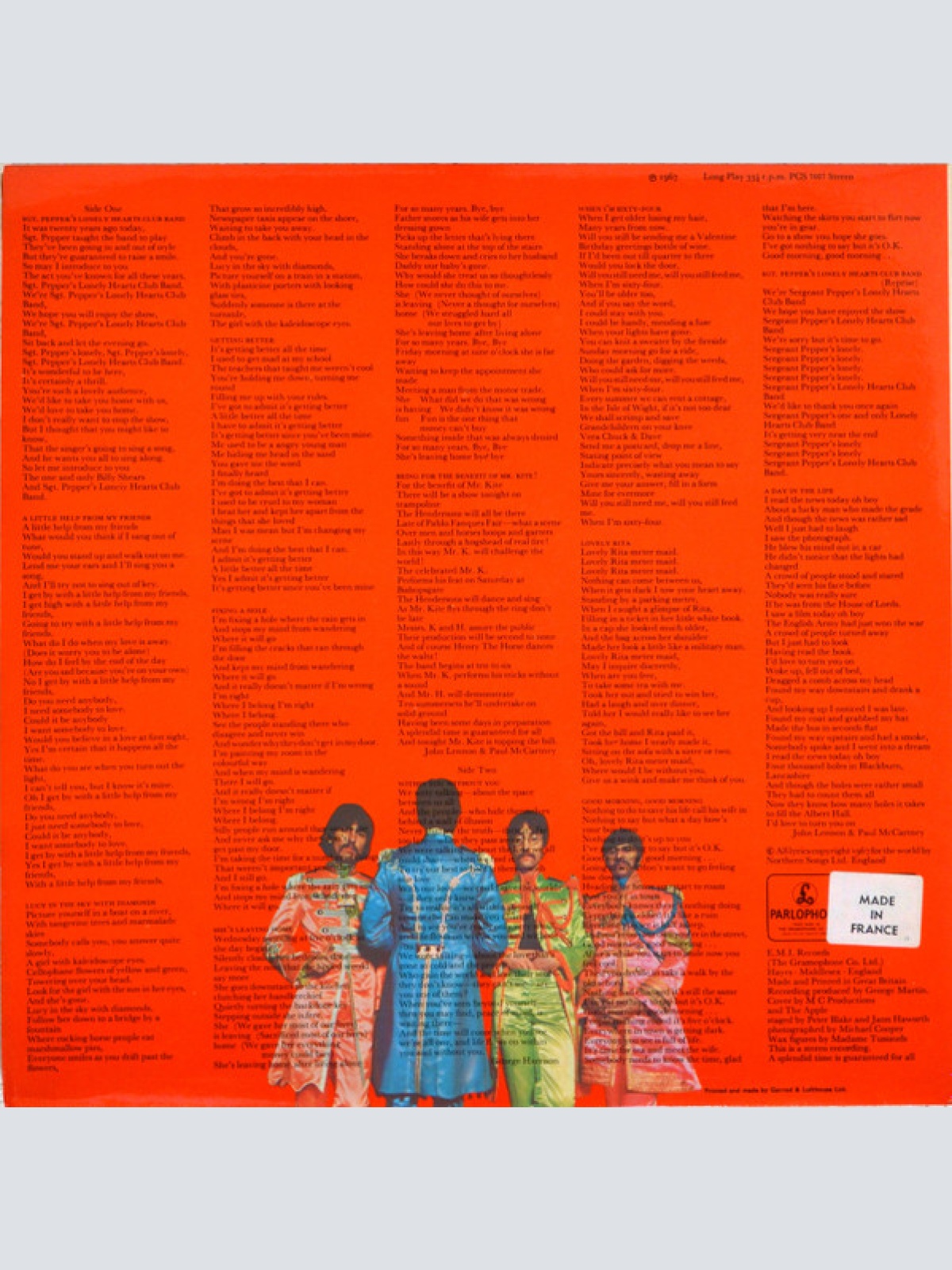 Vinyl / The Beatles - Sgt. Pepper's Lonely Hearts Club Band