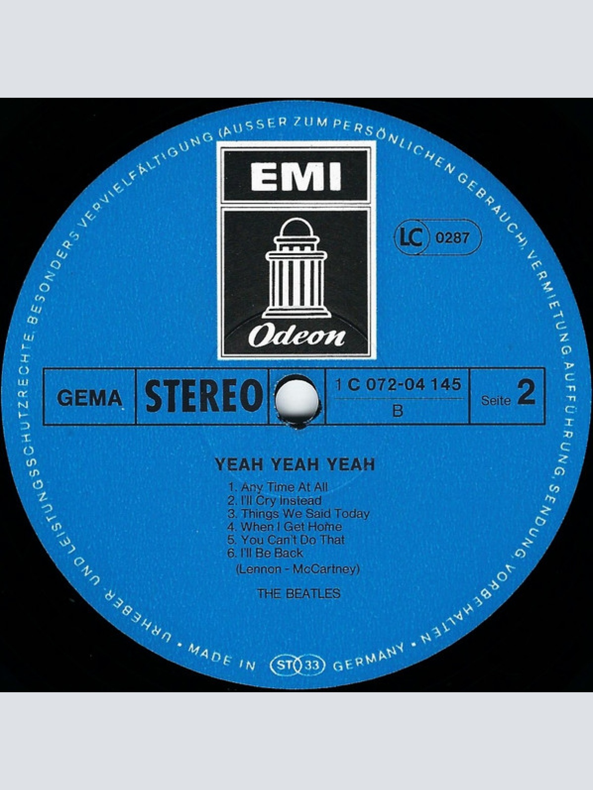 Vinyl / The Beatles - Yeah! Yeah! Yeah! - A Hard Day's Night - Originals From The United Artists Picture