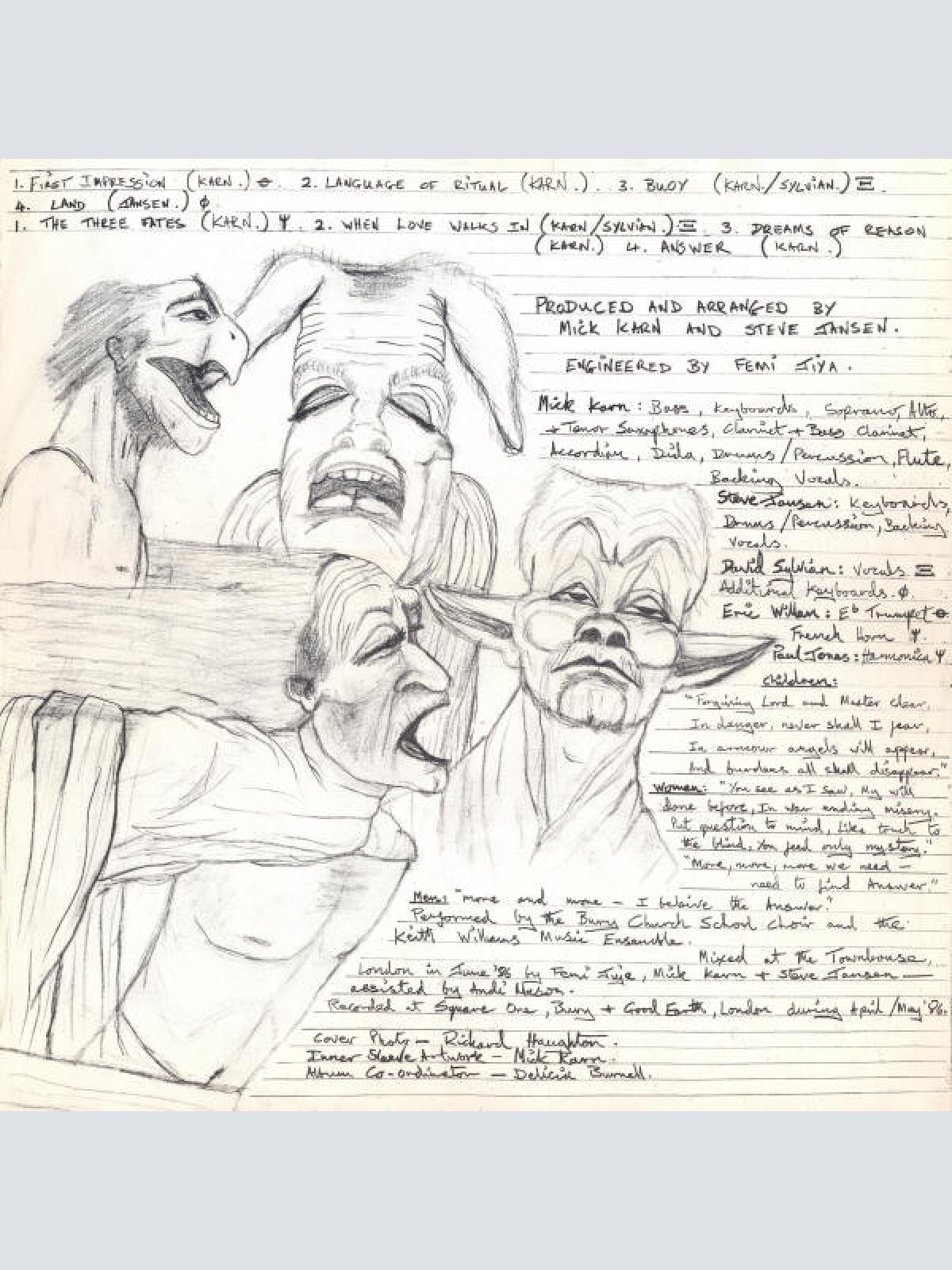 Vinyl / Mick Karn - Dreams Of Reason Produce Monsters