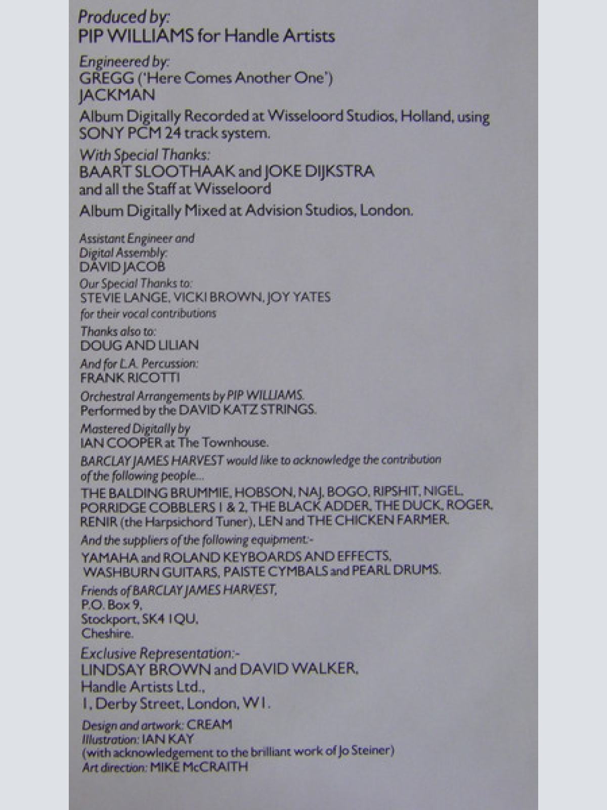 Vinyl / Barclay James Harvest - Victims Of Circumstance