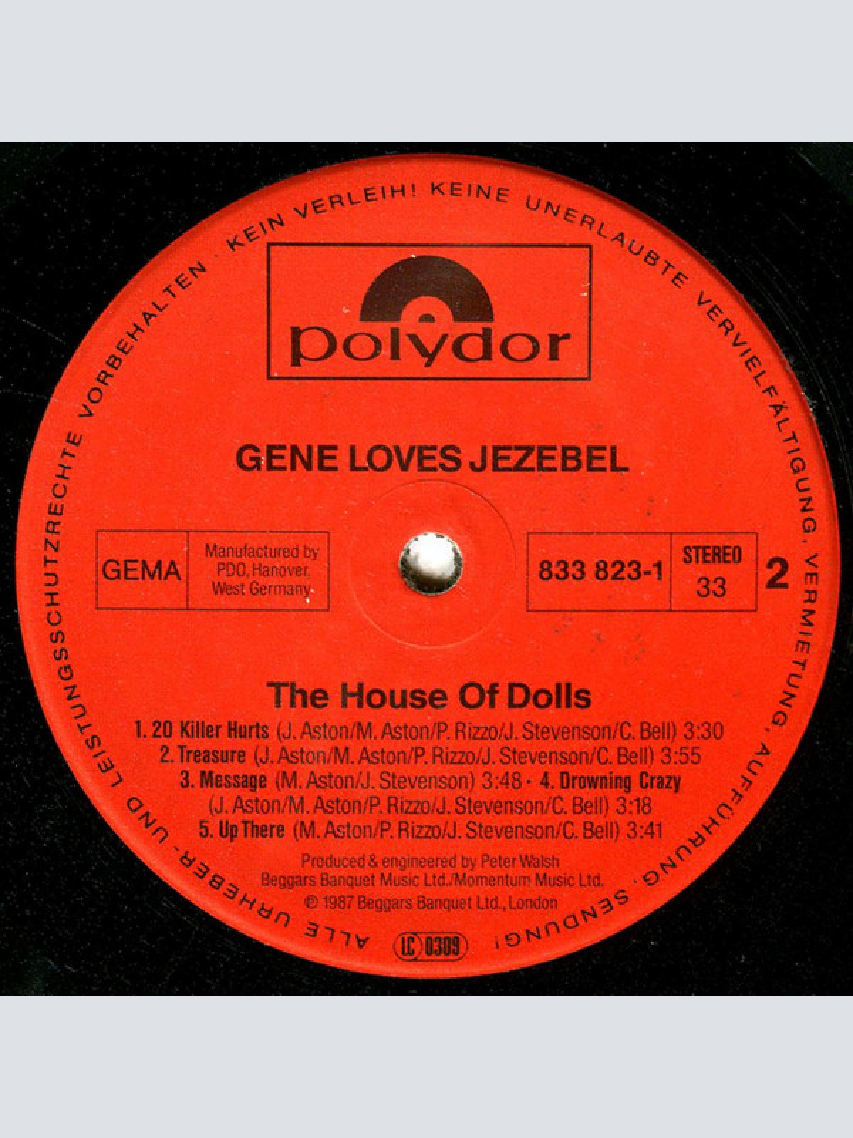 Vinyl / Gene Loves Jezebel - The House Of Dolls