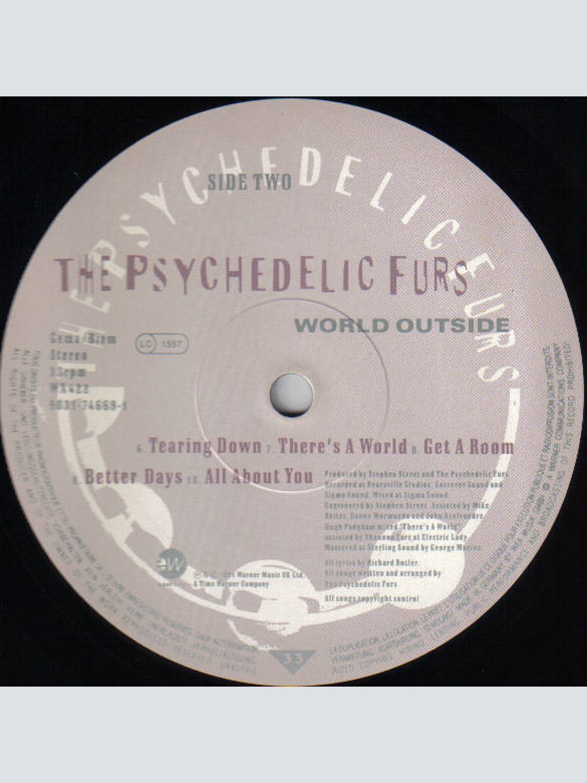 Vinyl / The Psychedelic Furs - World Outside