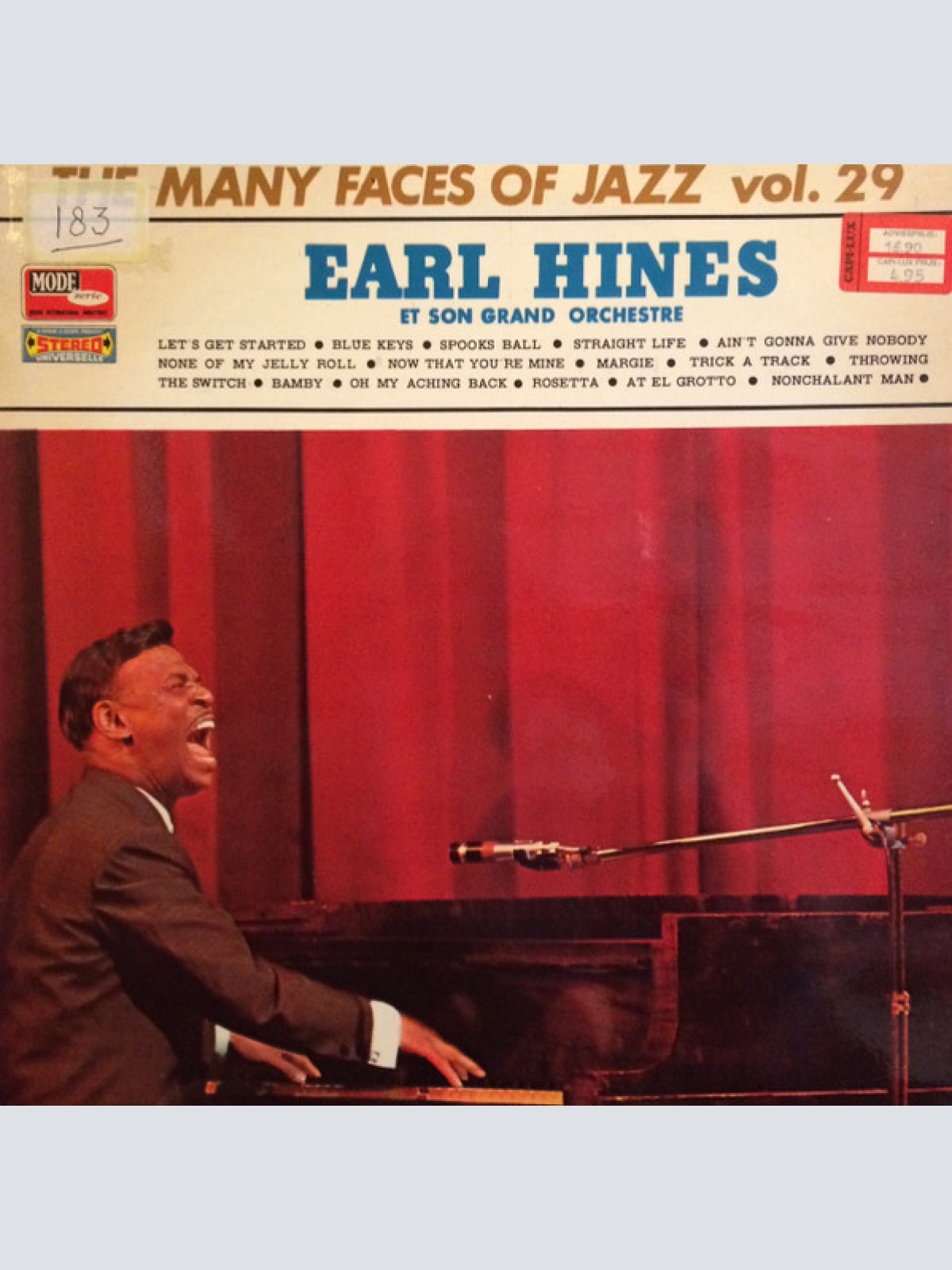 Vinyl / Earl Hines Et Son Grand Orchestre* - The Many Faces Of Jazz Vol.29