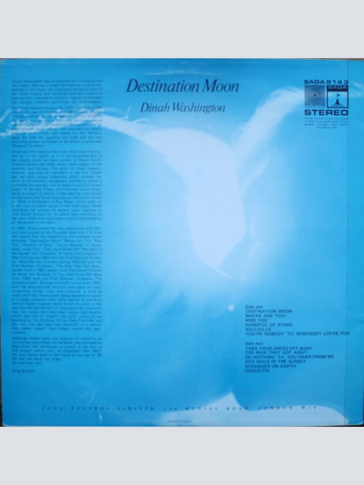 Vinyl / Dinah Washington - Destination Moon