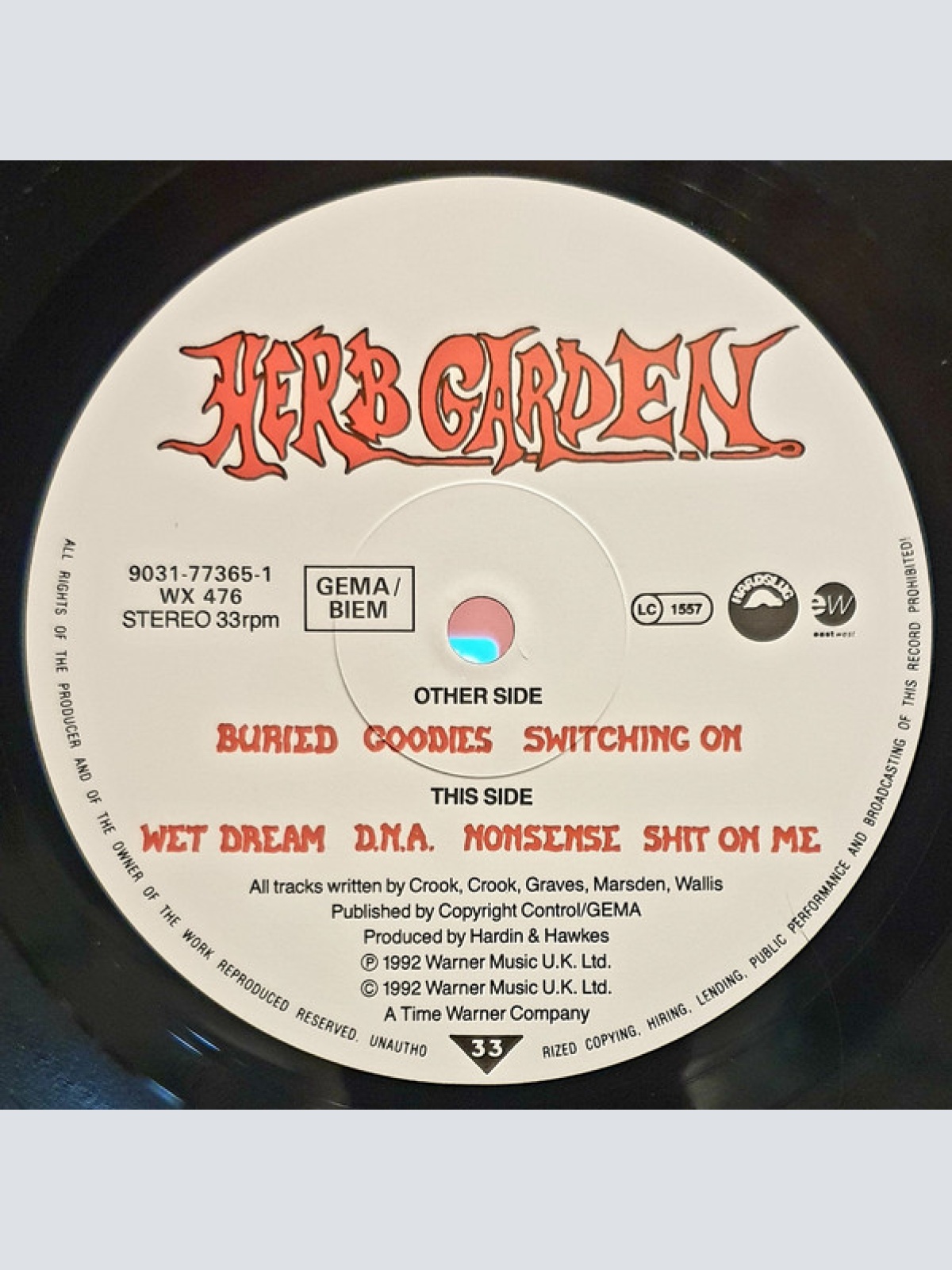 Vinyl / Herb Garden - Destructive Natural Agent