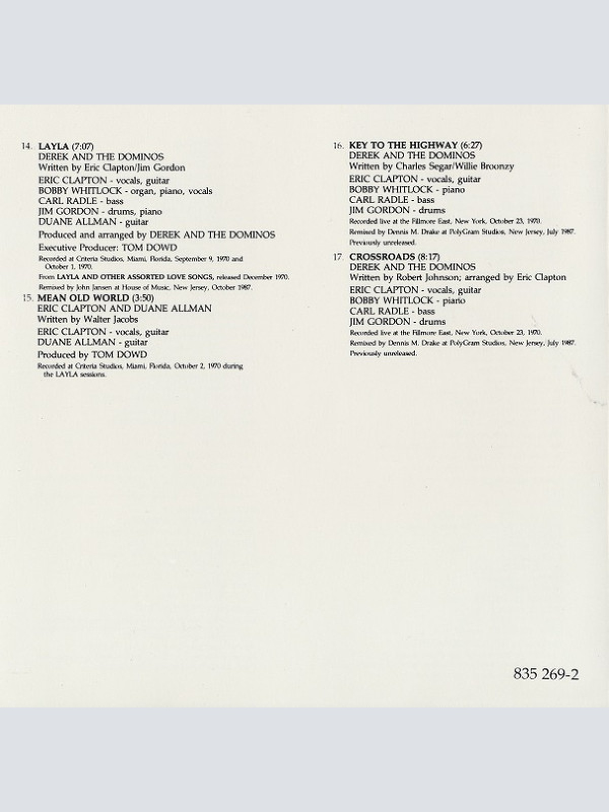 CD / Eric Clapton - Crossroads