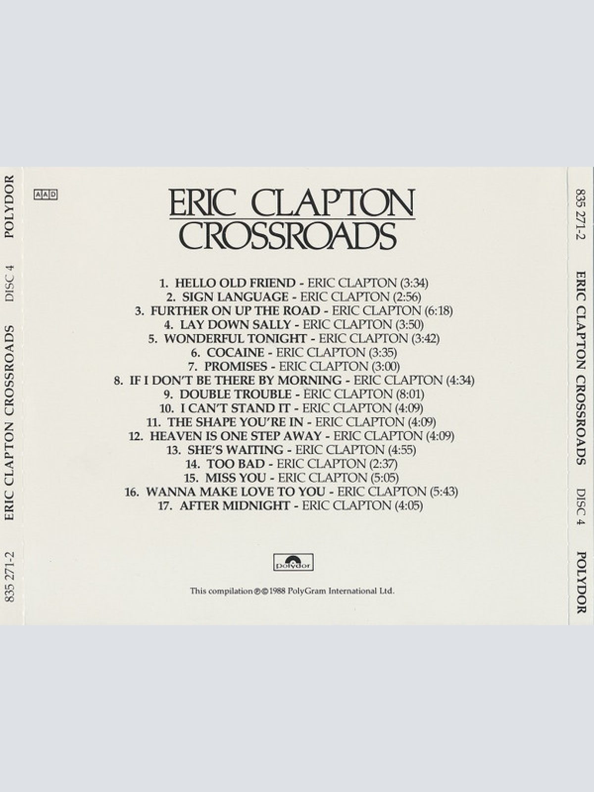CD / Eric Clapton - Crossroads