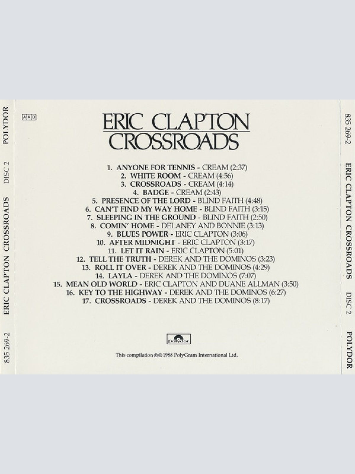 CD / Eric Clapton - Crossroads