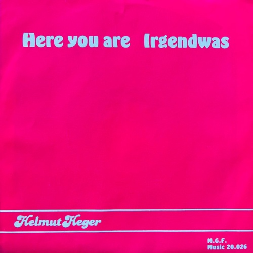 Vinyl / Helmut Heger - Here You Are