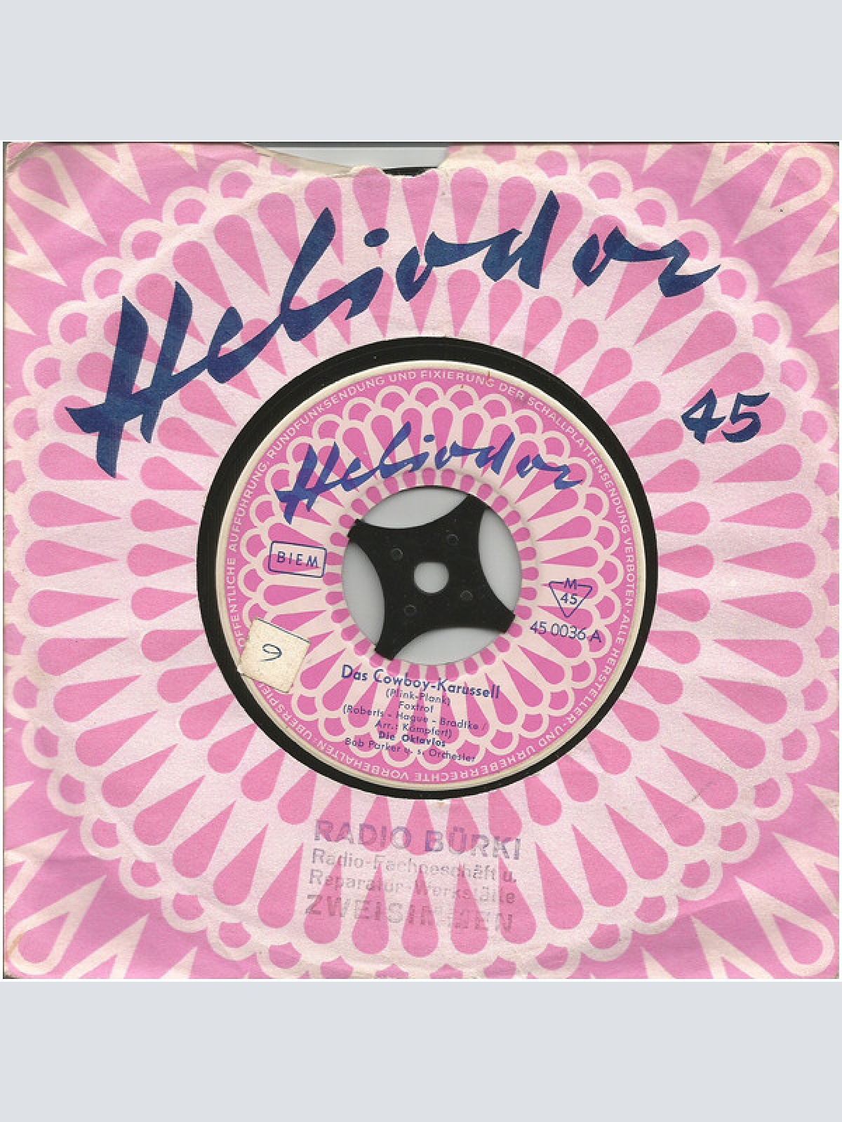 Vinyl / Die Oktavios*, Bob Parker Und Sein Orchester - Das Cowboy-Karussell / Whisky-Rock