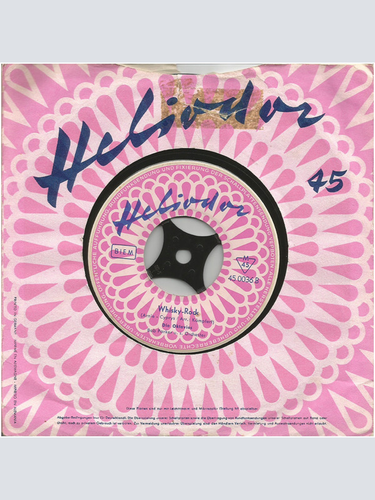 Vinyl / Die Oktavios*, Bob Parker Und Sein Orchester - Das Cowboy-Karussell / Whisky-Rock