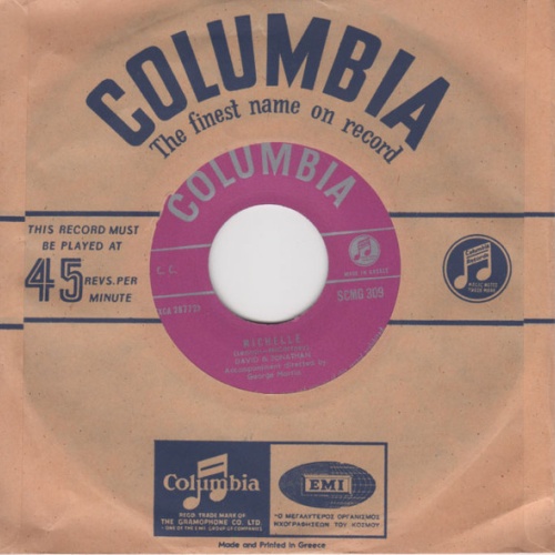 Vinyl / David And Jonathan* - Michelle