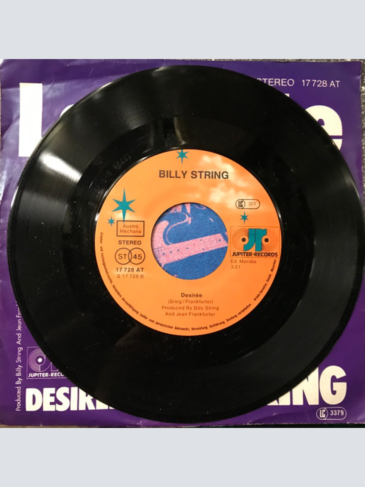 Vinyl / Billy String - La Notte