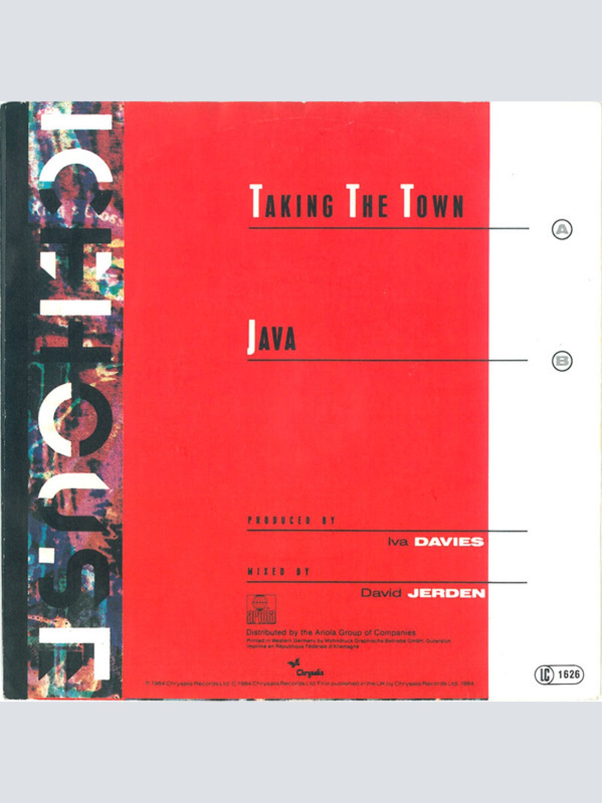 Vinyl / Icehouse - Taking The Town