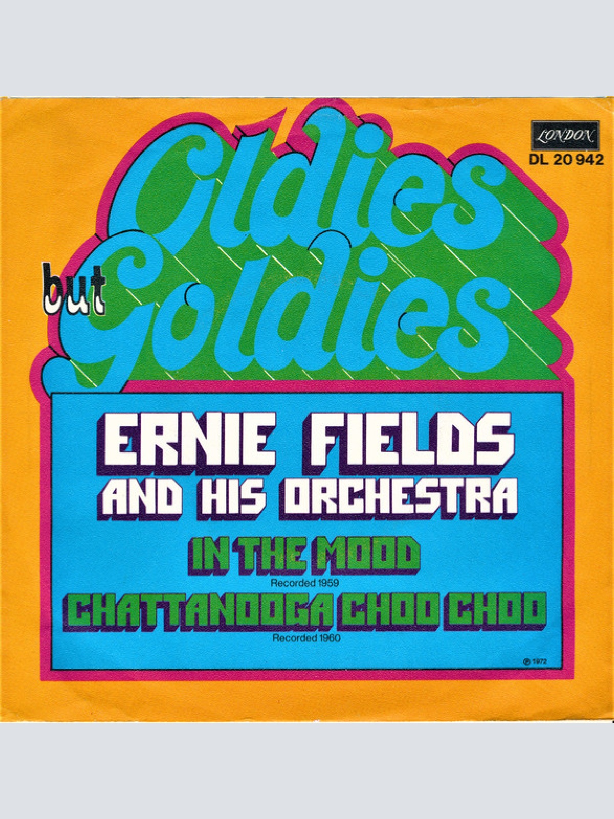 Vinyl / Ernie Fields And His Orchestra* - In The Mood / Chattanooga Choo Choo
