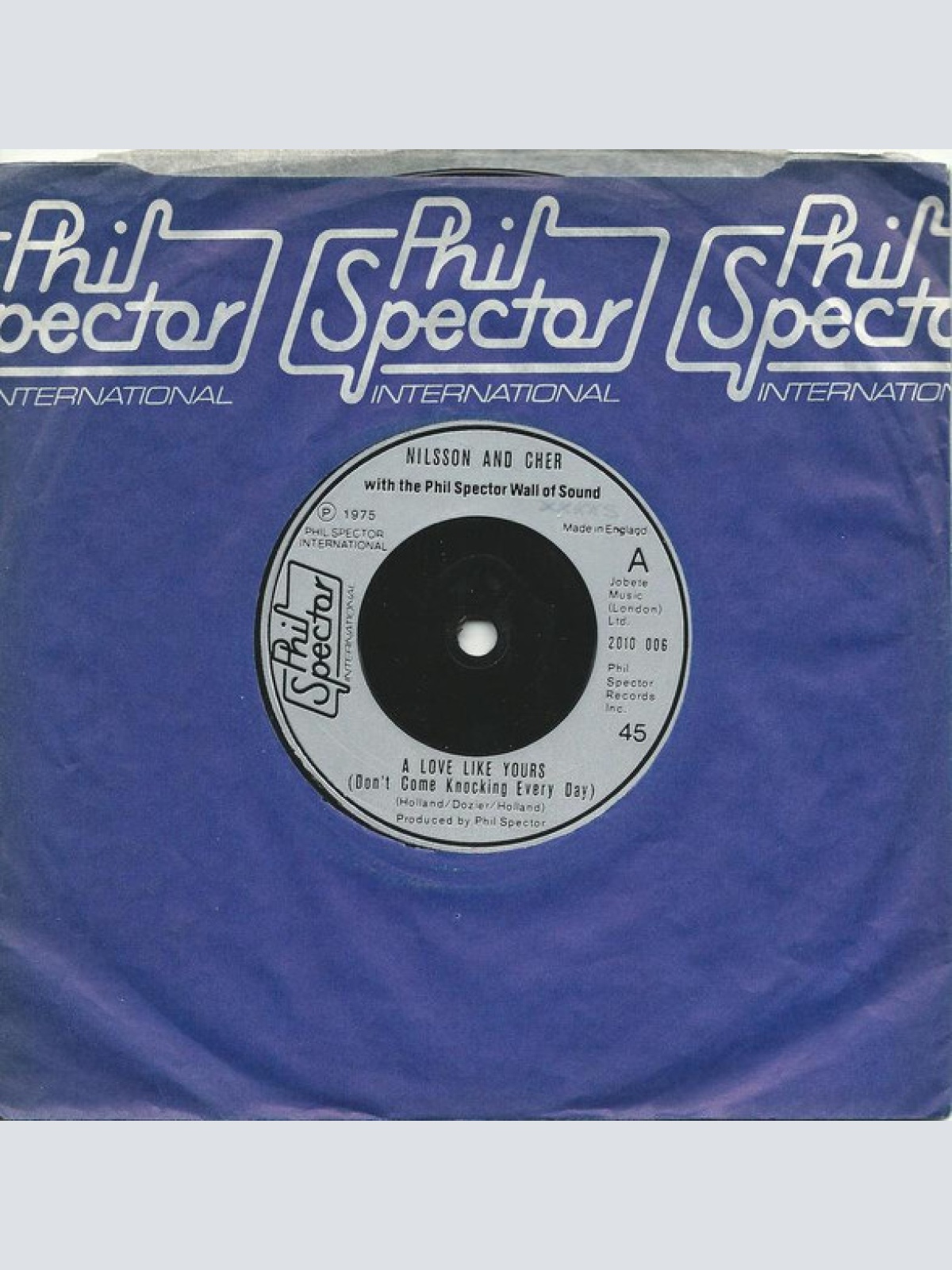 Vinyl / Nilsson* & Cher - A Love Like Yours (Don't Come Knockin' Every Day)