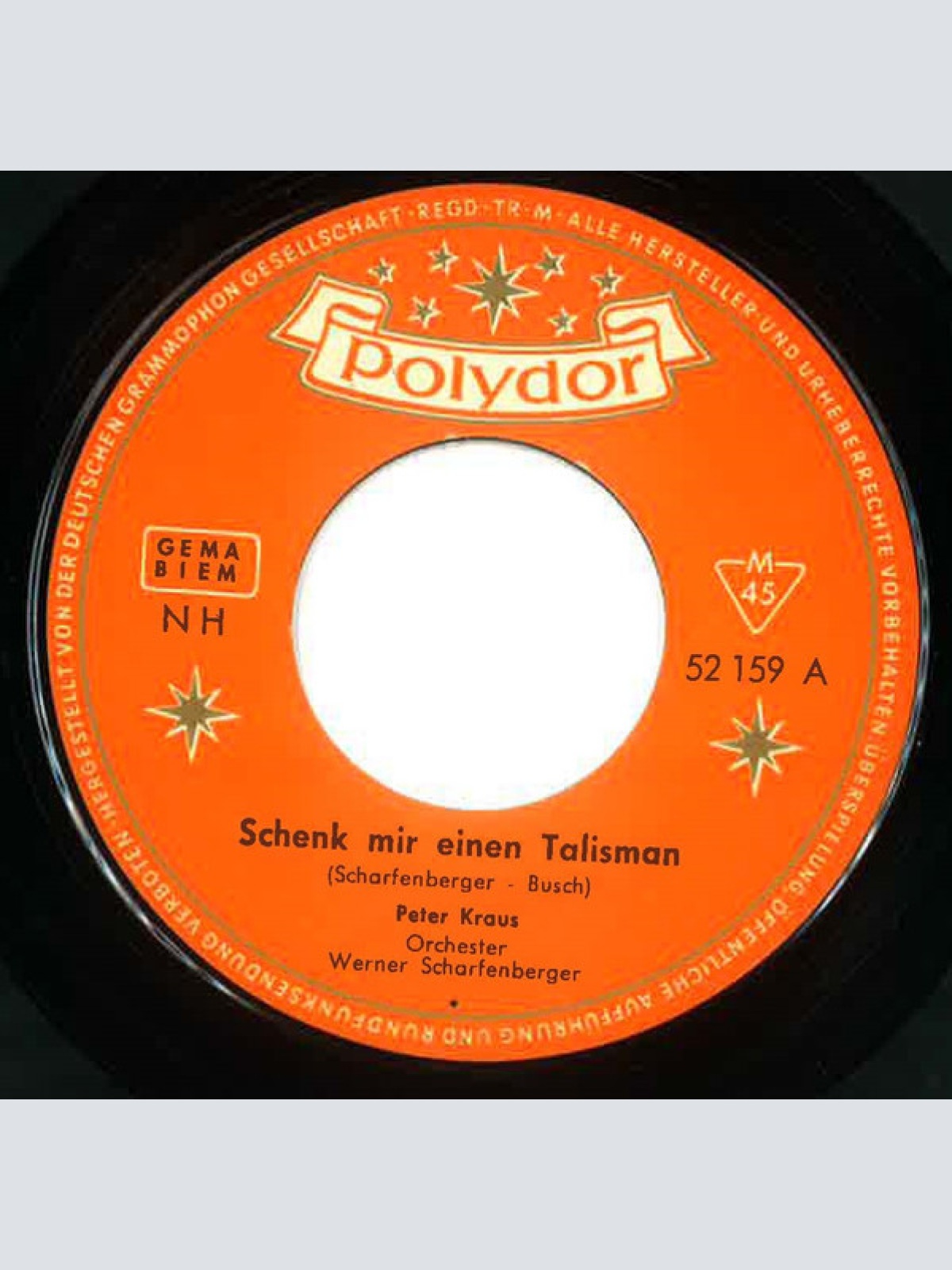 Vinyl / Peter Kraus - Schenk Mir Einen Talisman