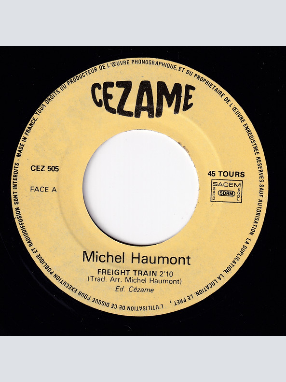 Vinyl / Michel Haumont - Freight Train
