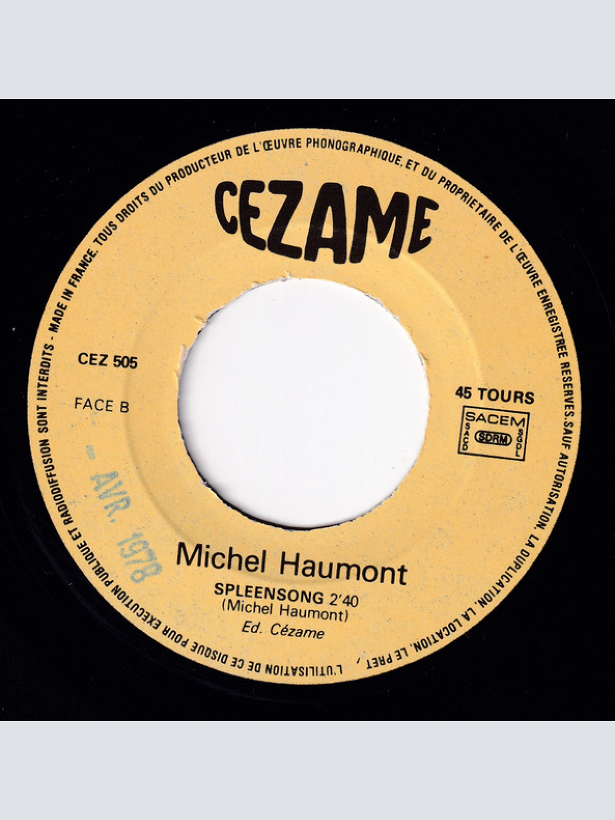 Vinyl / Michel Haumont - Freight Train