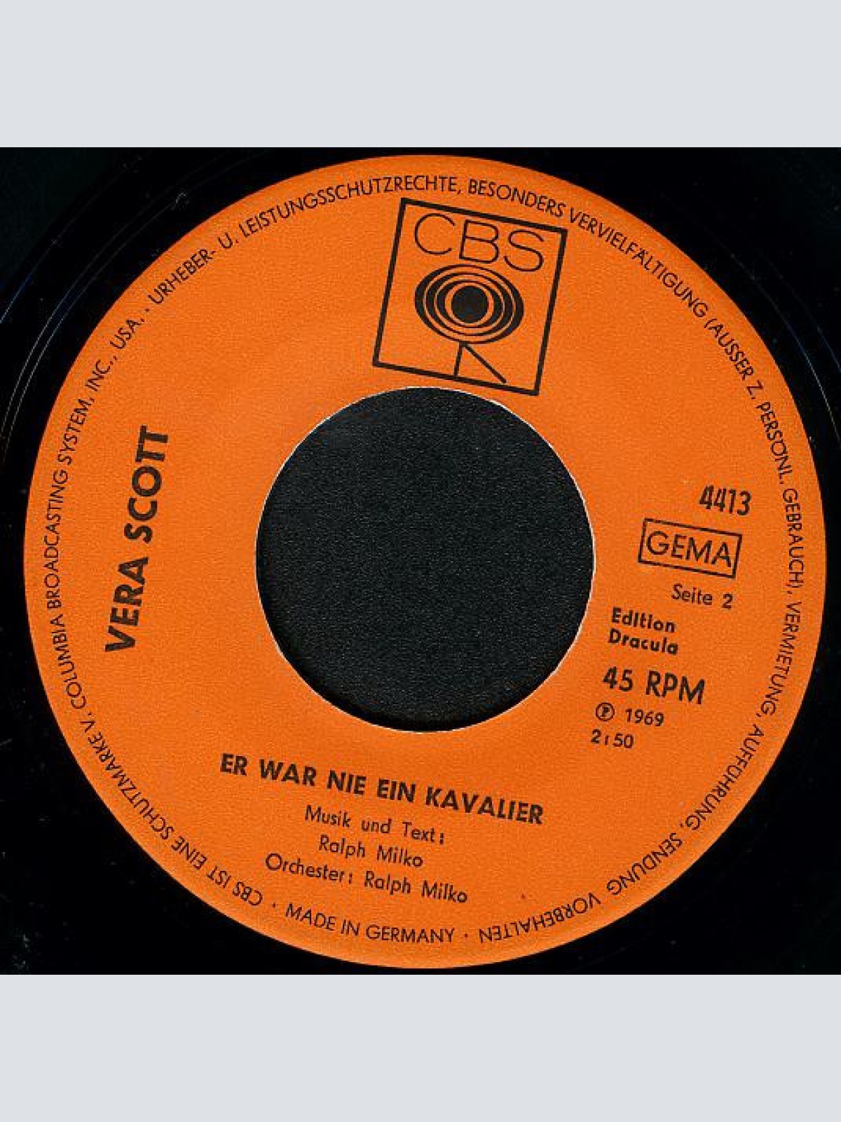 Vinyl / Vera Scott - Wer Sagt Mir, Was Soll Ich Tun / Er War Nie Ein Kavalier