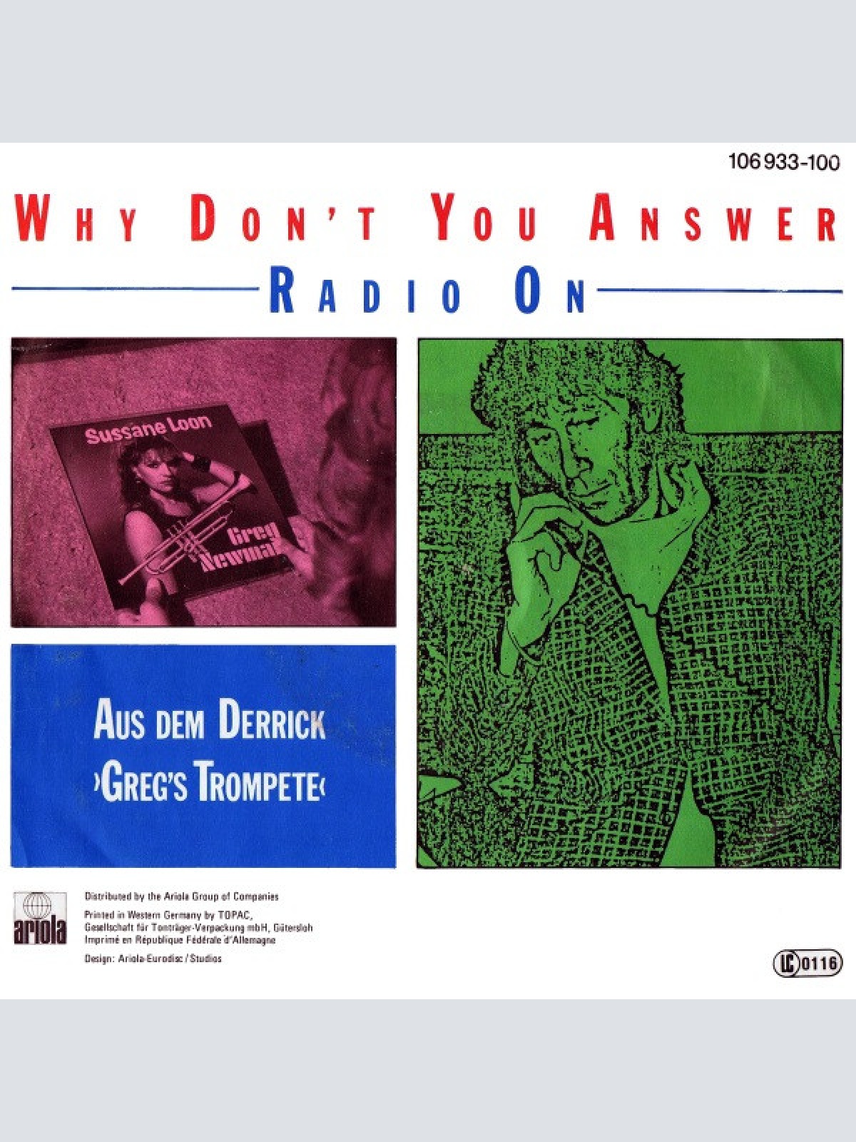 Vinyl / Eberhard Schoener - Why Don't You Answer