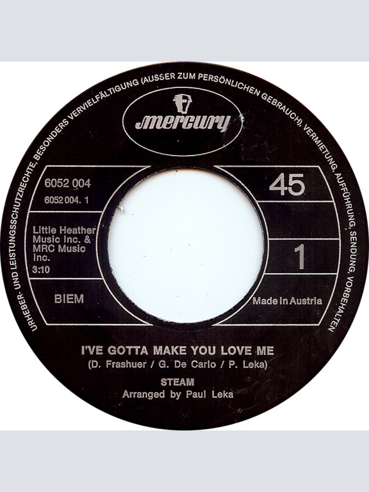 Vinyl / Steam - I've Gotta Make You Love Me