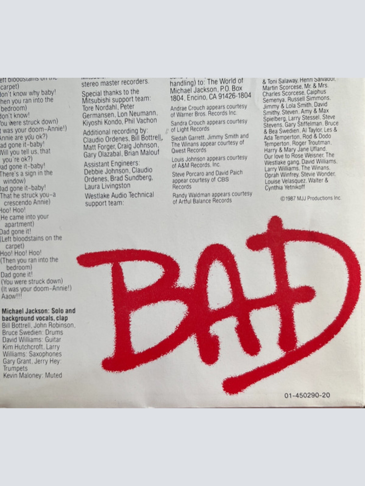 Vinyl / Michael Jackson - Bad