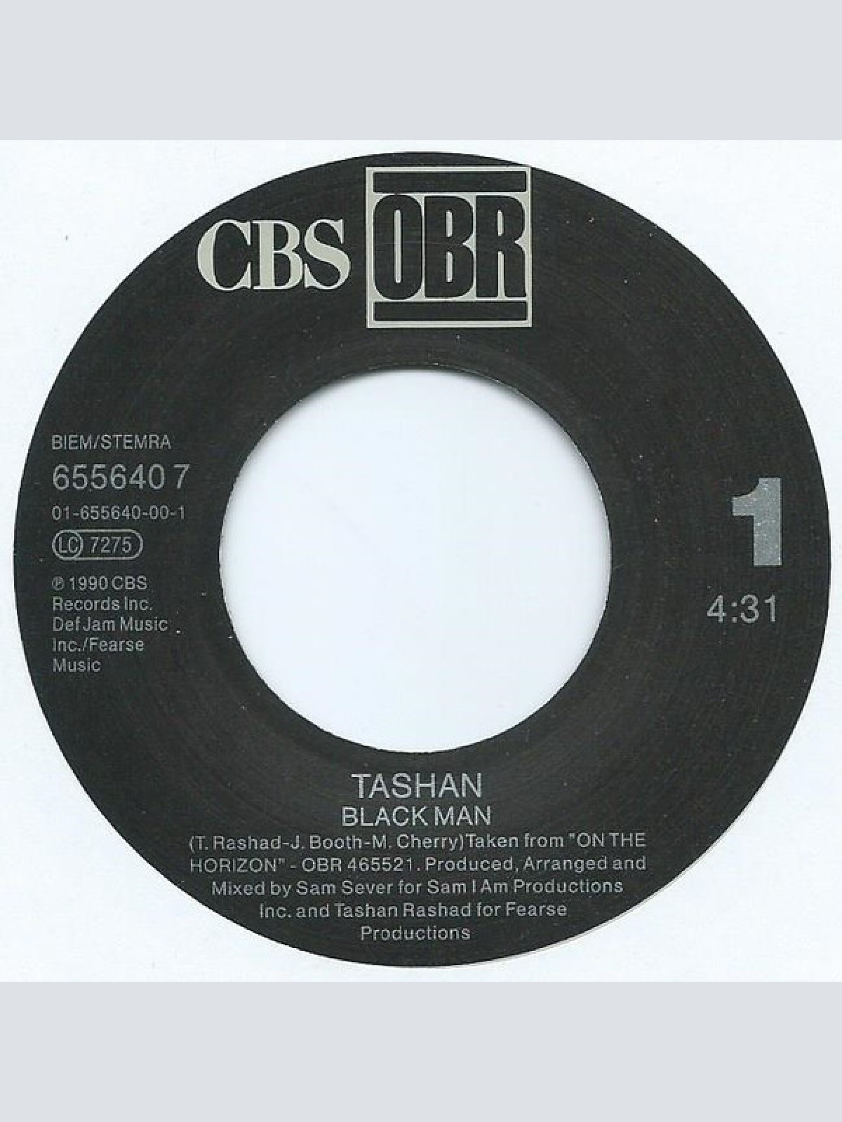 Vinyl / Tashan - Black Man